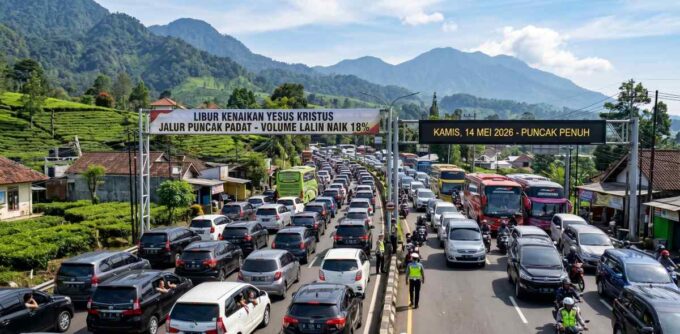 Volume Lalin ke Puncak Naik 18%, Ini Jadwal One Way dan Buka Tutup Jalurnya