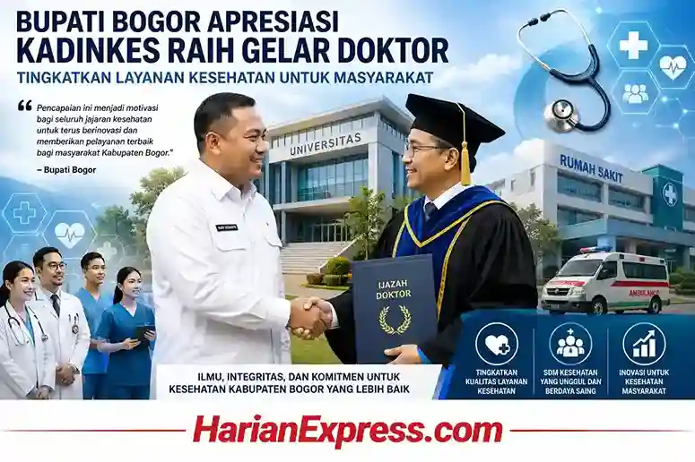 Bupati Bogor Apresiasi Kadinkes Fusia Meisiawaty Raih Gelar Doktor