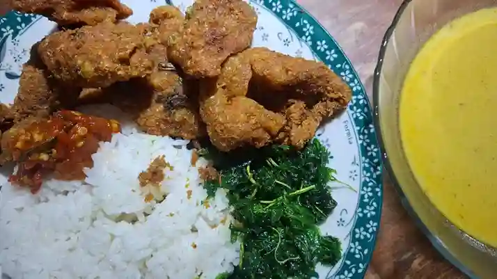 Sensasi Ayam Bebek Siram Kuah Kari Kental di Bogor