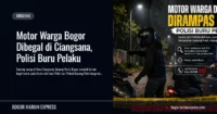Motor Warga Bogor Dibegal di Ciangsana, Polisi Buru Pelaku