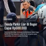 Denda Parkir Liar di Bogor Capai Rp600.000