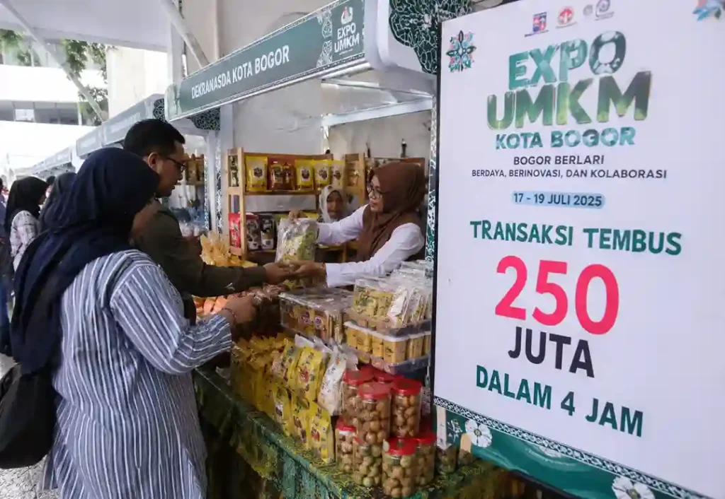 Transaksi Expo UMKM Bogor Capai Rp250 Juta dalam Empat Jam