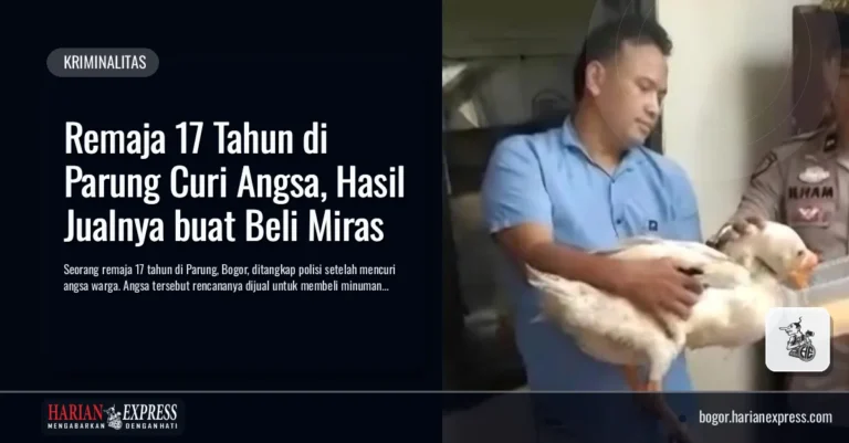 Remaja 17 Tahun di Parung Curi Angsa, Hasil Jualnya buat Beli Miras