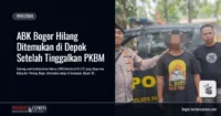 ABK Bogor Hilang Ditemukan di Depok Setelah Tinggalkan PKBM