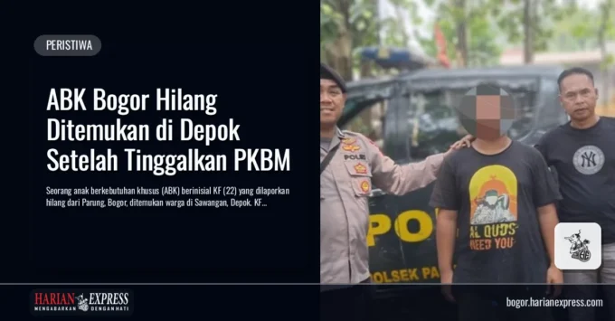 ABK Bogor Hilang Ditemukan di Depok Setelah Tinggalkan PKBM