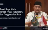 Bupati Bogor Minta Hormati Proses Hukum KPK Usai Penggeledahan Dinas