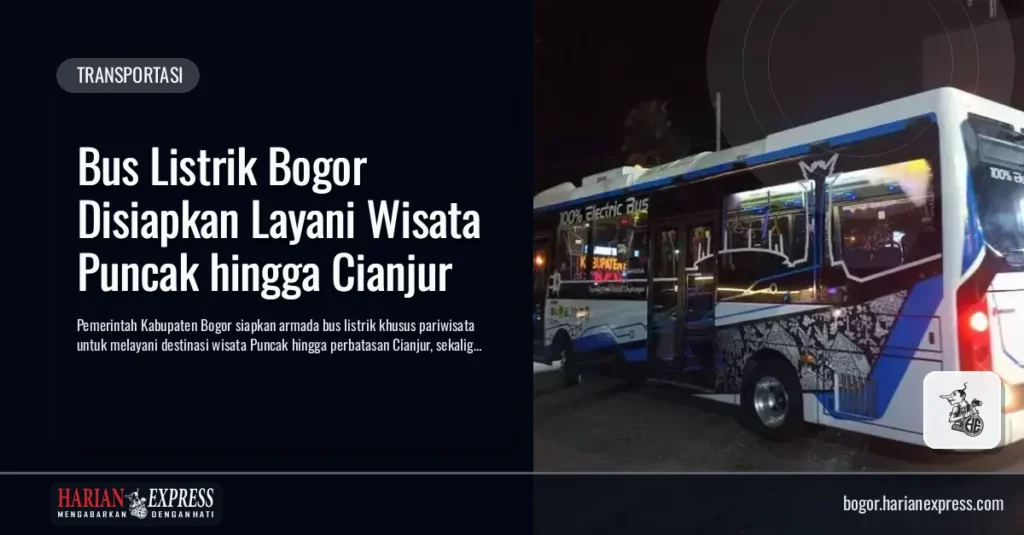 Bus Listrik Bogor Disiapkan Layani Wisata Puncak hingga Cianjur