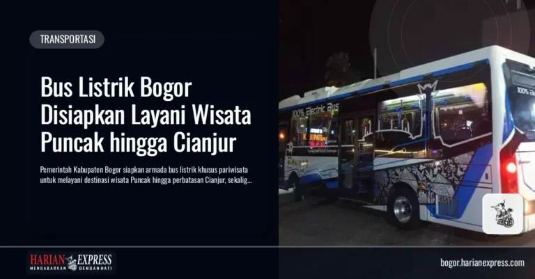 Bus Listrik Bogor Disiapkan Layani Wisata Puncak hingga Cianjur