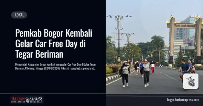 Pemkab Bogor Kembali Gelar Car Free Day di Tegar Beriman