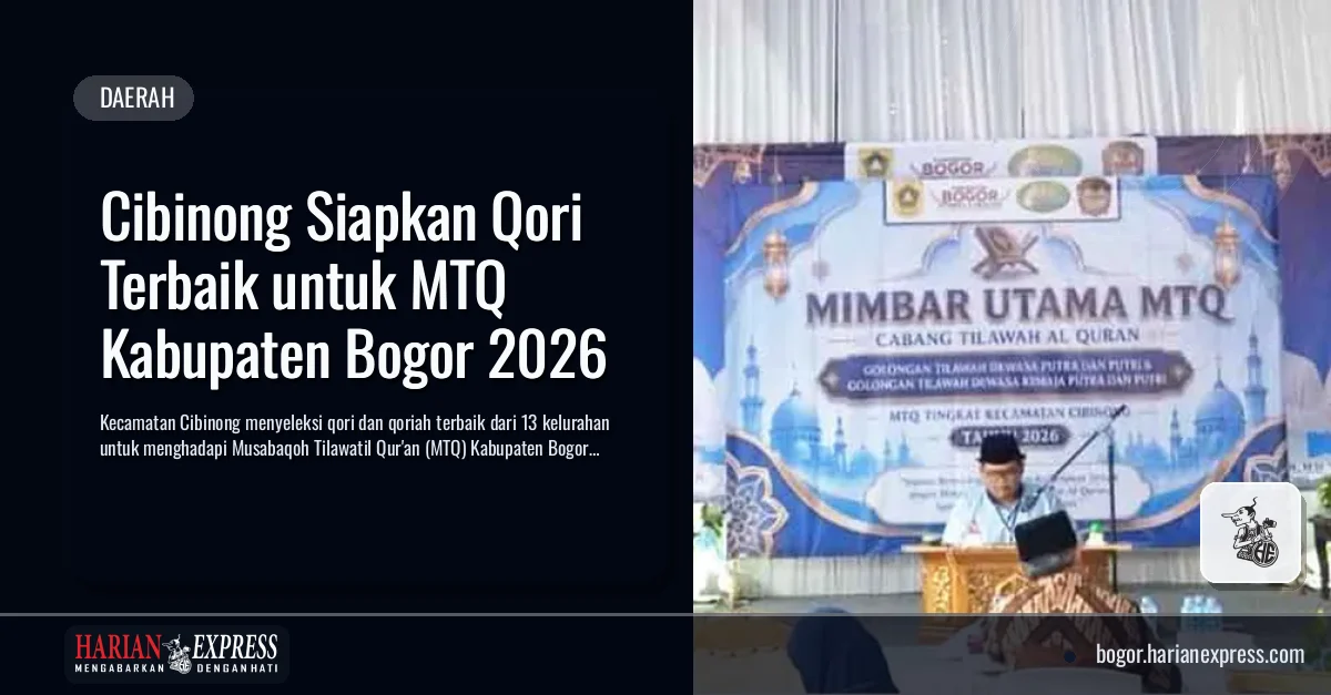 Cibinong Siapkan Qori Terbaik untuk MTQ Kabupaten Bogor 2026