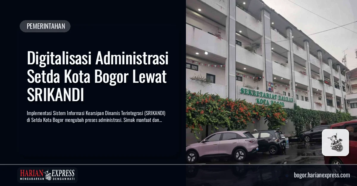 Digitalisasi Administrasi Setda Kota Bogor Lewat SRIKANDI
