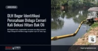 DLH Bogor Identifikasi Perusahaan Diduga Cemari Kali Bekasi Hitam Bak Oli
