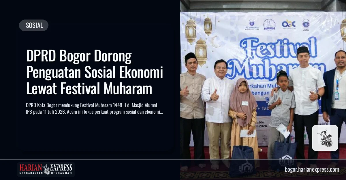 DPRD Bogor Dorong Penguatan Sosial Ekonomi Lewat Festival Muharam