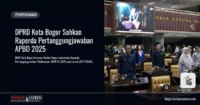 DPRD Kota Bogor Sahkan Raperda Pertanggungjawaban APBD 2025