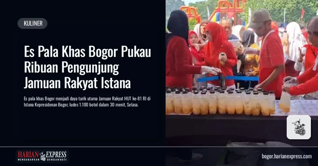 Es Pala Khas Bogor Pukau Ribuan Pengunjung Jamuan Rakyat Istana