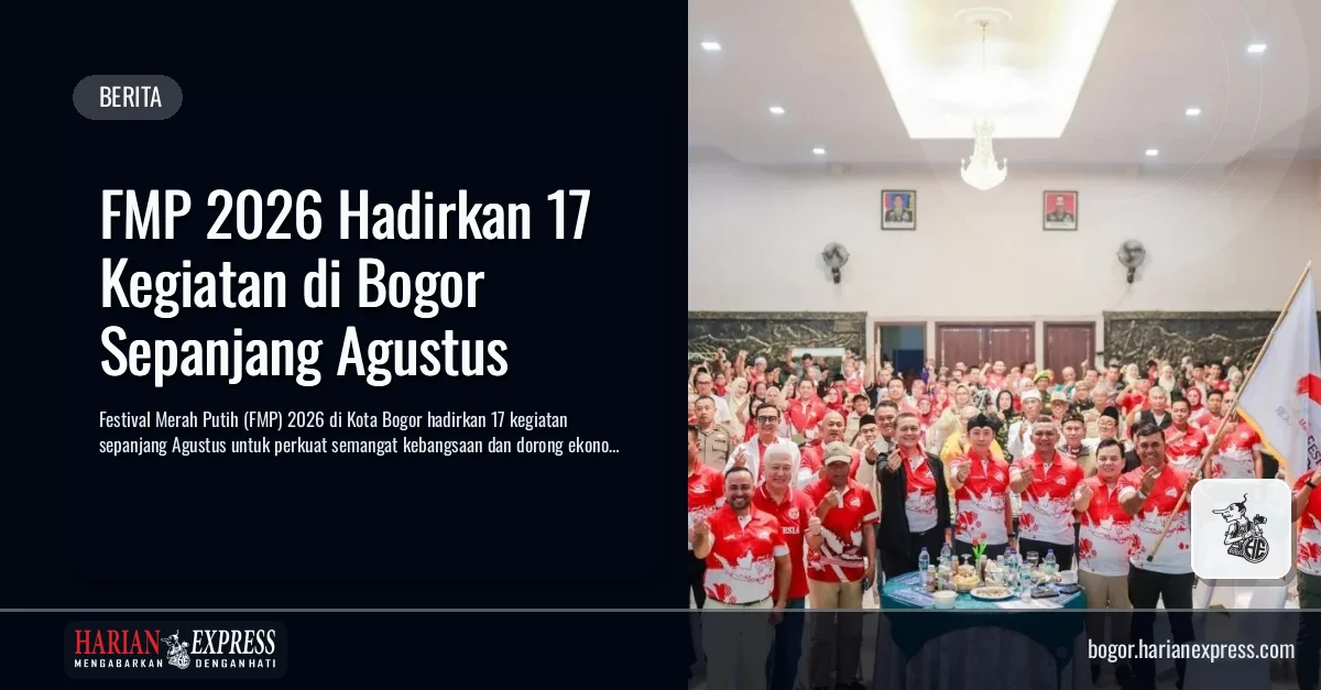 FMP 2026 Hadirkan 17 Kegiatan di Bogor Sepanjang Agustus