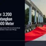 FMP Bogor: 3.200 Orang Bentangkan Bendera 500 Meter