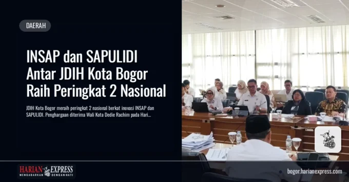 INSAP dan SAPULIDI Antar JDIH Kota Bogor Raih Peringkat 2 Nasional