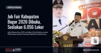 Job Fair Kabupaten Bogor 2026 Dibuka, Sediakan 6.056 Loker