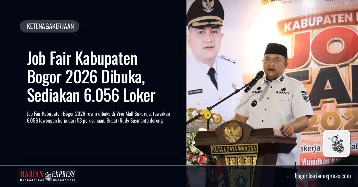 Job Fair Kabupaten Bogor 2026 Dibuka, Sediakan 6.056 Loker