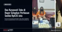 Dua Karyawati Toko di Bogor Gelapkan Perhiasan Senilai Rp635 Juta