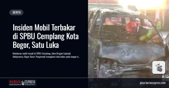 Mobil Terbakar di SPBU Kota Bogor, Sopir Alami Luka Bakar