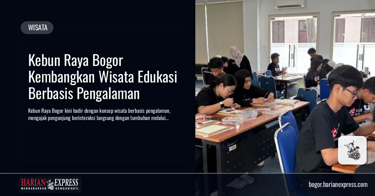 Kebun Raya Bogor Kembangkan Wisata Edukasi Berbasis Pengalaman