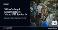 90 Jiwa Terdampak Kekeringan di Bogor Selatan, BPBD Salurkan Air