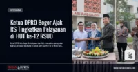 Ketua DPRD Bogor Ajak RS Tingkatkan Pelayanan di HUT ke-12 RSUD
