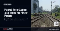 Pemkab Bogor Siapkan Jalur Kereta Api Parung Panjang