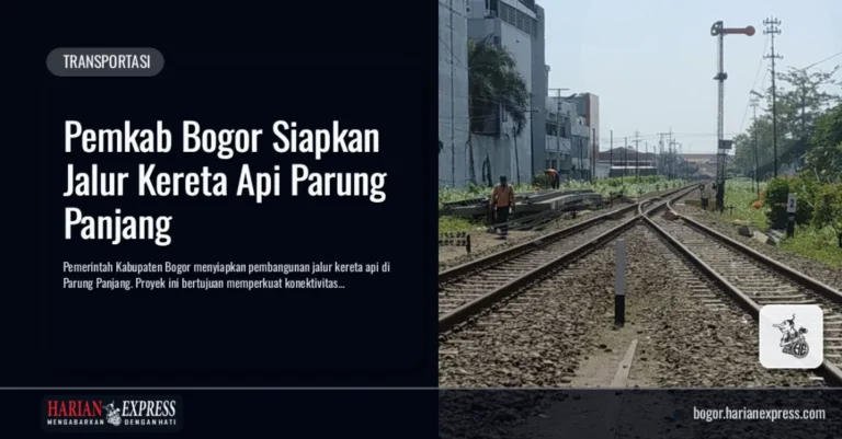 Pemkab Bogor Siapkan Jalur Kereta Api Parung Panjang
