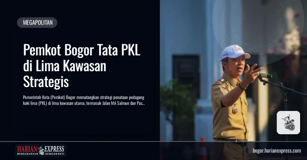 Pemkot Bogor Tata PKL di Lima Kawasan Strategis