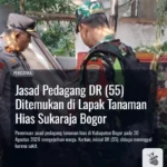 Jasad Pedagang DR (55) Ditemukan di Lapak Tanaman Hias Sukaraja Bogor
