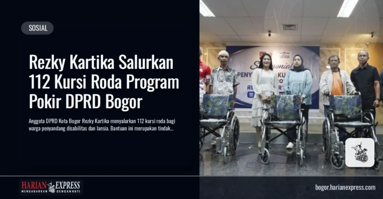 Rezky Kartika Salurkan 112 Kursi Roda Program Pokir DPRD Bogor