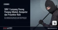 SDN 1 Lumpang Parung Panjang Dibobol, Komputer dan Proyektor Raib