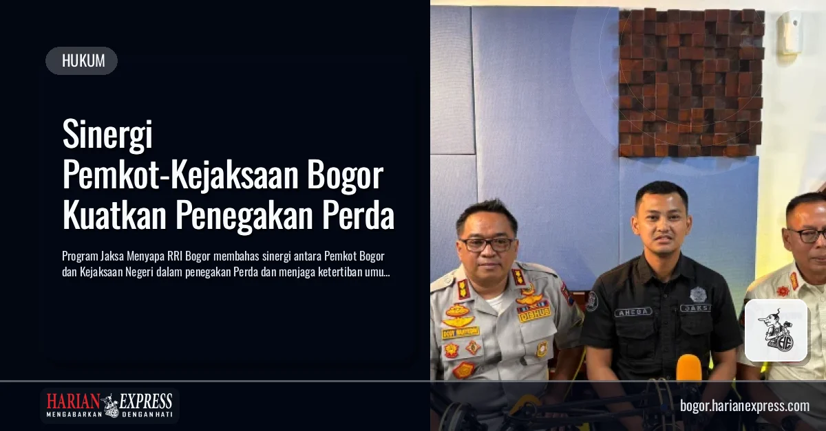Sinergi Pemkot-Kejaksaan Bogor Kuatkan Penegakan Perda