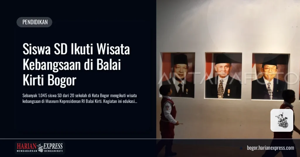 Siswa SD Ikuti Wisata Kebangsaan di Balai Kirti Bogor