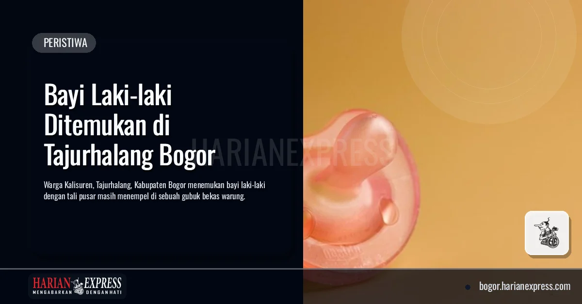 Bayi Laki-laki Ditemukan di Tajurhalang Bogor