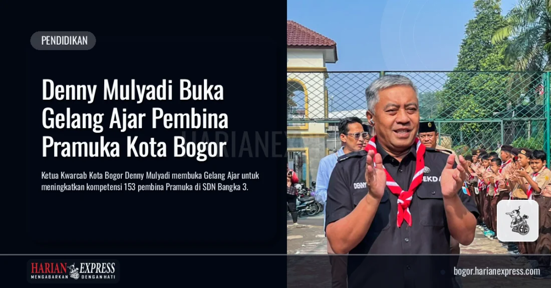 Denny Mulyadi Buka Gelang Ajar Pembina Pramuka Kota Bogor