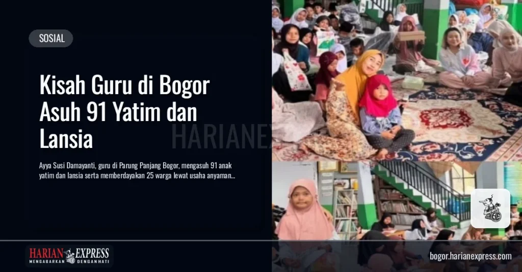 Kisah Guru di Bogor Asuh 91 Yatim dan Lansia