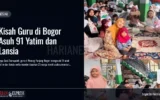 Kisah Guru di Bogor Asuh 91 Yatim dan Lansia