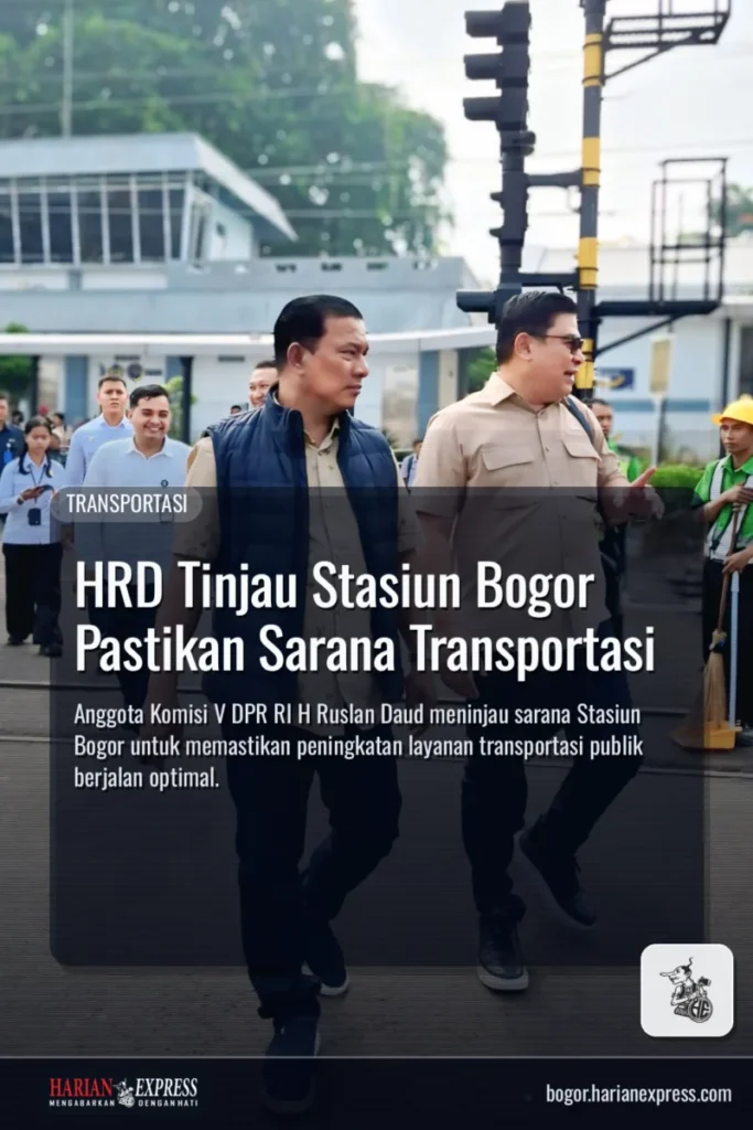 HRD Tinjau Stasiun Bogor Pastikan Sarana Transportasi
