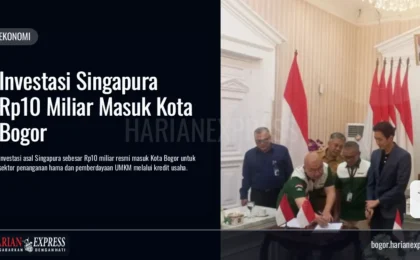 Investasi Singapura Rp10 Miliar Masuk Kota Bogor