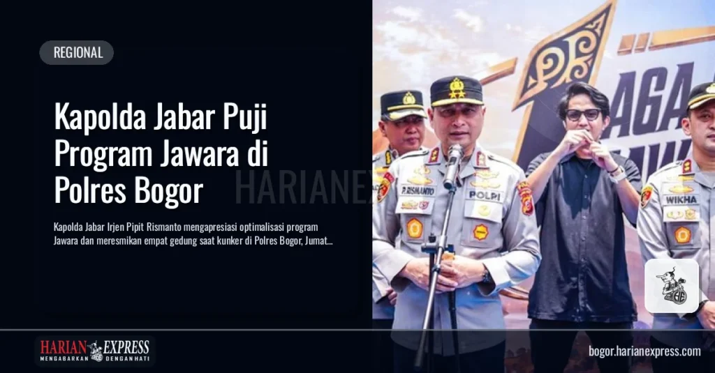 Kapolda Jabar Puji Program Jawara di Polres Bogor