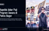 Kapolda Jabar Puji Program Jawara di Polres Bogor