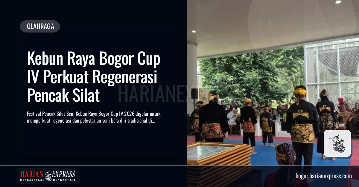 Kebun Raya Bogor Cup IV Perkuat Regenerasi Pencak Silat
