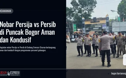 Nobar Persija vs Persib di Puncak Bogor Aman dan Kondusif