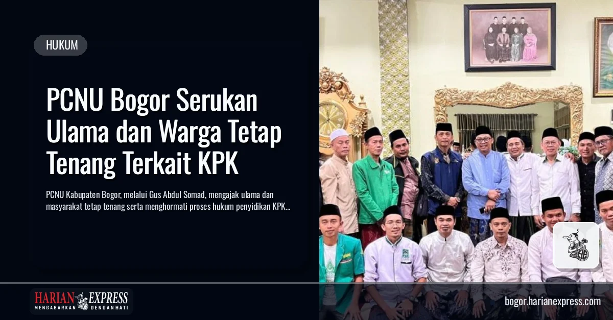 PCNU Bogor Serukan Ulama dan Warga Tetap Tenang Terkait KPK