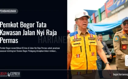 Pemkot Bogor Tata Kawasan Jalan Nyi Raja Permas
