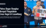 Polres Bogor Bongkar Tempat Pengolahan Emas Ilegal di Leuwiliang